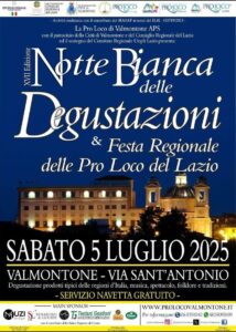 Notte Bianca delle Degustazioni: il 5 luglio 2025